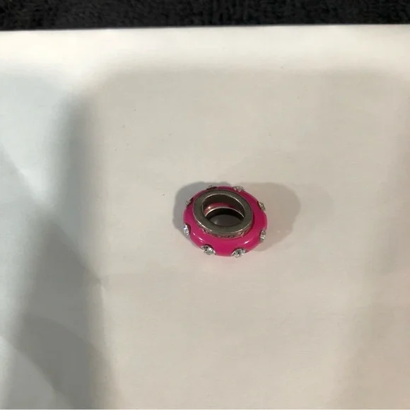Brighton Bright Pink and Crystal Bead Charm GUC.  Perfect for Valentine’s Day! - Picture 2 of 3